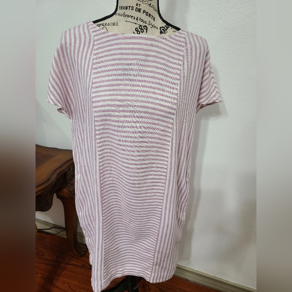 MADEWELL STRIPES PINK DRESS SIZE M. - Picture 2 of 12
